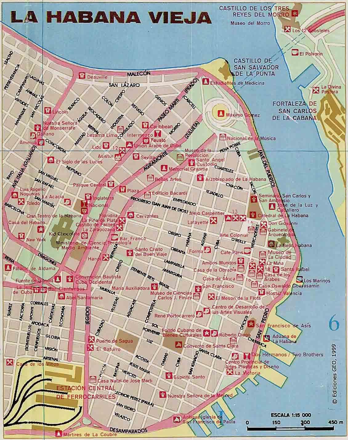 eski Havana Küba göster