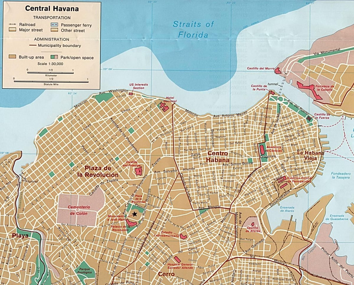 Havana çevrimdışı harita