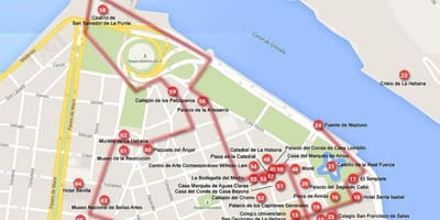 Havana göster yürüyüş turu 